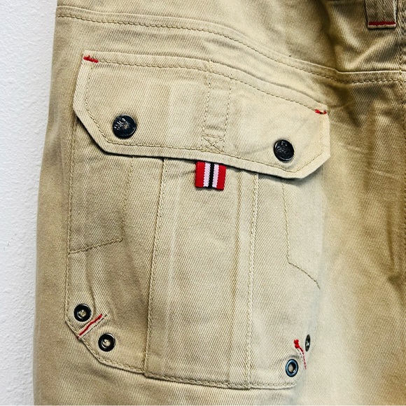 COOGI Mens Khaki Cargo Shorts - Picture 5 of 9